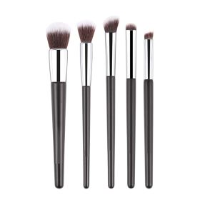 Five Fiber Hair Makeup Brush Set Details Makeup Tool Brushes