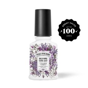 Poo~Pourri Lavender Vanilla, Lavender + Vanilla + Citrus Before You Go Toilet Spray 2 Oz (Odor eliminating Air Freshener)