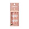 KISS imPRESS Bare but better Medium Coffin Gel Press-On Nails, Glossy Light Neutral, 30 Pieces