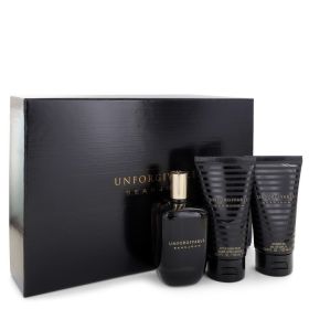 Unforgivable by Sean John Gift Set -- 4.2 oz Eau De Toilette Spray + 3.4 oz Shower Gel + 3.4 oz After Shave Balm