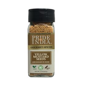 Pride of India â€šÃ„Ã¬ Yellow Mustard Seed Whole â€šÃ„Ã¬ Pungent & Aromatic â€šÃ„Ã¬ Gourmet Indian Spice â€šÃ„Ã¬ Add in Salads/Dressings/Chicken/ Meat/Pickles â€šÃ„Ã¬ Eas