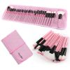 32Pcs Pro Makeup Brushes Powder Foundation Eyeshadow Cosmetics Beauty Brushes