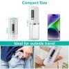 Portable Water Flosser Cordless Rechargeable Dental Oral Irrigator Waterproof Teeth Cleaner with 3 Modes 4 Nozzles 7.8oz Detachable Water Tank for Tra