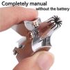 nose and ear trimmer for men, Manual stainless steel rotate nose clip