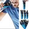 Electric razor for men Beard Trimmers 4 inch Razors 1 4D Men Waterproof Rotary Shaver Rechargeable Cordless Mens Razers 5Core SHV-4