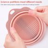 Silicone Makeup Brush Cleaner Foundation Makeup Puff Sponge Scrubber Board Pad Make Up Washing Brush Gel Cleaning Mat Hand Tool