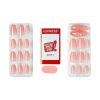 KISS imPRESS Bare but better Medium Coffin Gel Press-On Nails, Glossy Light Neutral, 30 Pieces