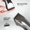 Bosonshop Professional Cordless Rechargeable Hair Clipper Kit for Men with Charging Base for Barbers 4 Guide Combs & 5 Speeds