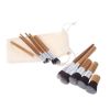 11 Pcs Bamboo Handle Makeup Brushes Beauty Tools Set