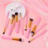 Beauty Eyeshadow Makeup Mixing Brush Tool Set with Wooden Handle