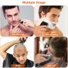 Men Electric Shaver USB Rechargeable Cordless Hair Trimmer Clipper Razor Beard Shaving Machine for Wet Dry Use