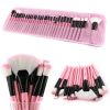 32Pcs Pro Makeup Brushes Powder Foundation Eyeshadow Cosmetics Beauty Brushes