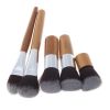 11 Pcs Bamboo Handle Makeup Brushes Beauty Tools Set