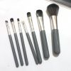 7 Pcs Brush Set Suit Boxed Gray Makeup Tools Blush Brush Powder Foundation Brush Eye Shadow Brush Concealer Brush