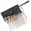 Makeup Brush Set 14 Pcs Premium Synthetic Foundation Powder Concealers Eye shadows Blush Makeup Brushes with black case (Champagne Gold)