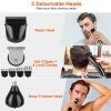 3 in 1 Rechargeable Hair Clipper Cordless Hair Trimmer Shaver Electric Razor Beard Trimmer Nose Hair Trimmer