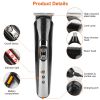 3 in 1 Rechargeable Hair Clipper Cordless Hair Trimmer Shaver Electric Razor Beard Trimmer Nose Hair Trimmer