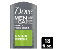 Dove Men+Care Body Wash and Face Wash Extra Fresh Cleanser 18 oz