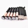 14Pcs Pro Makeup Brush Tool Big Powder Foundation Eyebrows Face Lip Brushes US