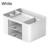 1pc Desktop Storage Drawers Cosmetic Makeup Organizer, Jewelry Display Box, Large Capacity Storage Box With Transparent Drawer, Pen Holder, Office Sta