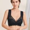 Super Soft & Comfortable Front Close Bra, Elegant Lace Wireless Push Up Bra, Mother's Day Gift, Women's Lingerie & Underwear