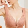 Super Soft & Comfortable Front Close Bra, Elegant Lace Wireless Push Up Bra, Mother's Day Gift, Women's Lingerie & Underwear