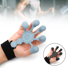 2023 New Finger Gripper Finger Strengthener Hand Grip Strengthener Finger Exerciser Exercise Equipment Finger Extensor Strengthener (Color: Black)