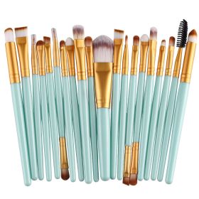 Maange MAANGE 20 PCs Makeup Brush Set Eye Shadow Brush Set Foundation Brush Beauty Tools (Handle Color: 5165LJ)