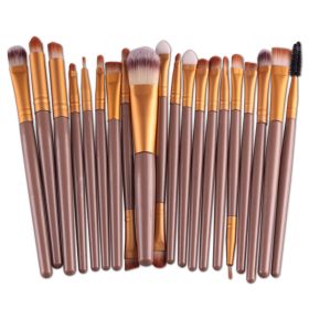 Maange MAANGE 20 PCs Makeup Brush Set Eye Shadow Brush Set Foundation Brush Beauty Tools (Handle Color: 5165JJ)