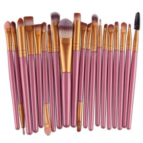 Maange MAANGE 20 PCs Makeup Brush Set Eye Shadow Brush Set Foundation Brush Beauty Tools (Handle Color: 5165FJ)