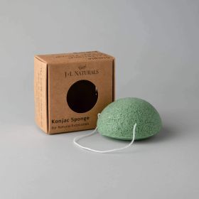 Konjac Sponge (Duo) (Sponge 2 Type: Turmeric, Sponge 1 Type: Green Tea)