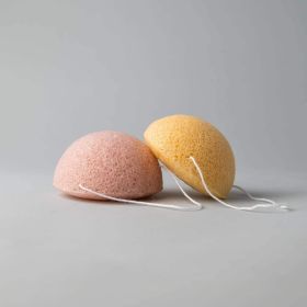 Konjac Sponge (Duo) (Sponge 2 Type: Green Tea, Sponge 1 Type: Activated Charcoal)