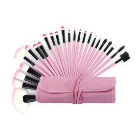 New Makeup Brush Set Eyebrow Shadow Lip Pencil Blush Cosmetic Brushes Blending Colorful Amazing Set (Color: Pink)