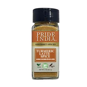 Organic Turmeric Latte Spice MixPride of India â€šÃ„Ã¬ Turmeric Latte Spice Mix â€šÃ„Ã¬ Gourmet & Warm Tea Spice Blend â€šÃ„Ã¬ Healthy/Gluten-Free â€šÃ„Ã¬ Ideal for L (size: 2 oz)