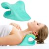 Neck and Shoulder Relaxer;  Neck Stretcher for TMJ Pain Relief and Neck Alignment;  with Acupressure Massag Design Neck Pain Pillow Cervical Traction