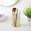 Metal Iron Penholder Office Storage And Sorting Basket Stationery Makeup Brush Storage Bucket Multifunctional Penholder