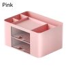 1pc Desktop Storage Drawers Cosmetic Makeup Organizer, Jewelry Display Box, Large Capacity Storage Box With Transparent Drawer, Pen Holder, Office Sta