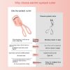 Eyelash Curler Portable Electric Heated Comb Eye Lash Long Lasting Eyelashes Curls Thermal Eyelash Curler Makeup Tools Heated Eyelash Curlers; Recharg