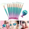 New Makeup Brush Set Eyebrow Shadow Lip Pencil Blush Cosmetic Brushes Blending Colorful Amazing Set