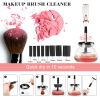 Woman Electric Makeup Brush Cleaner Dryer Set Machine Silicone Makeup Brushes Washing Cleanser Cleaning Tool