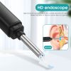 Wireless WiFi Ear Pick Otoscope Camera Borescope Luminous Ear Wax Removal Cleaning Teeth Oral Inspection Health Care 3.0/5.0MP