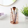 Metal Iron Penholder Office Storage And Sorting Basket Stationery Makeup Brush Storage Bucket Multifunctional Penholder