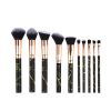 Makeup Brushes Synthetic Foundation Powder Concealers Eye Shadows Makeup 10 Pcs Brush Set